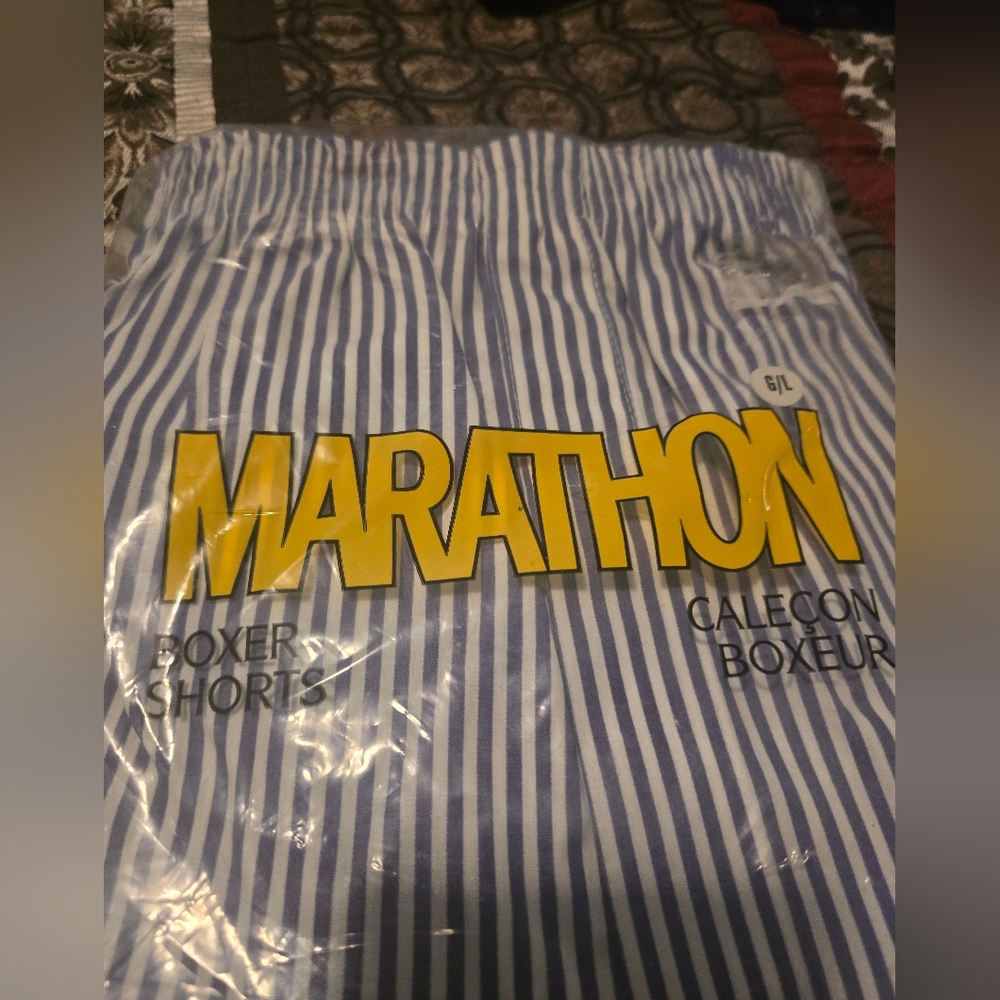 Mens Vintage Large Pin Stripe Boxers